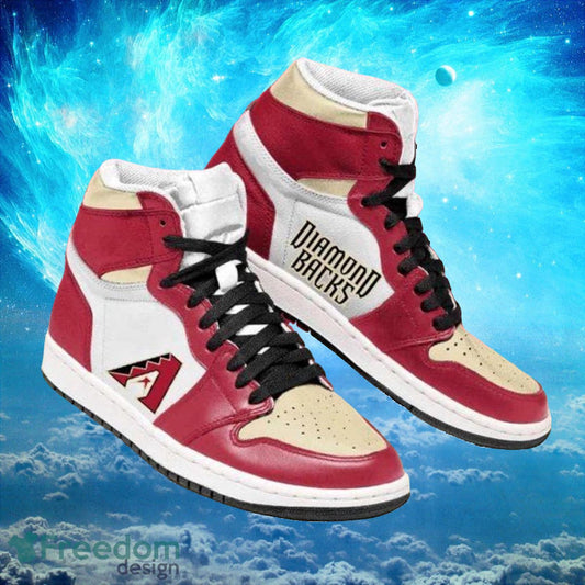 Ideafootwear Arizona Diamondbacks AJ1 High Sneakers Shoes For Men And Women 8