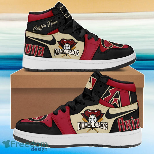 Ideafootwear Arizona Diamondbacks AJ1 High Sneakers Shoes For Men And Women 1