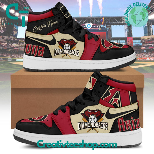 Ideafootwear Arizona Diamondbacks AJ1 High Sneakers Shoes For Men And Women 5