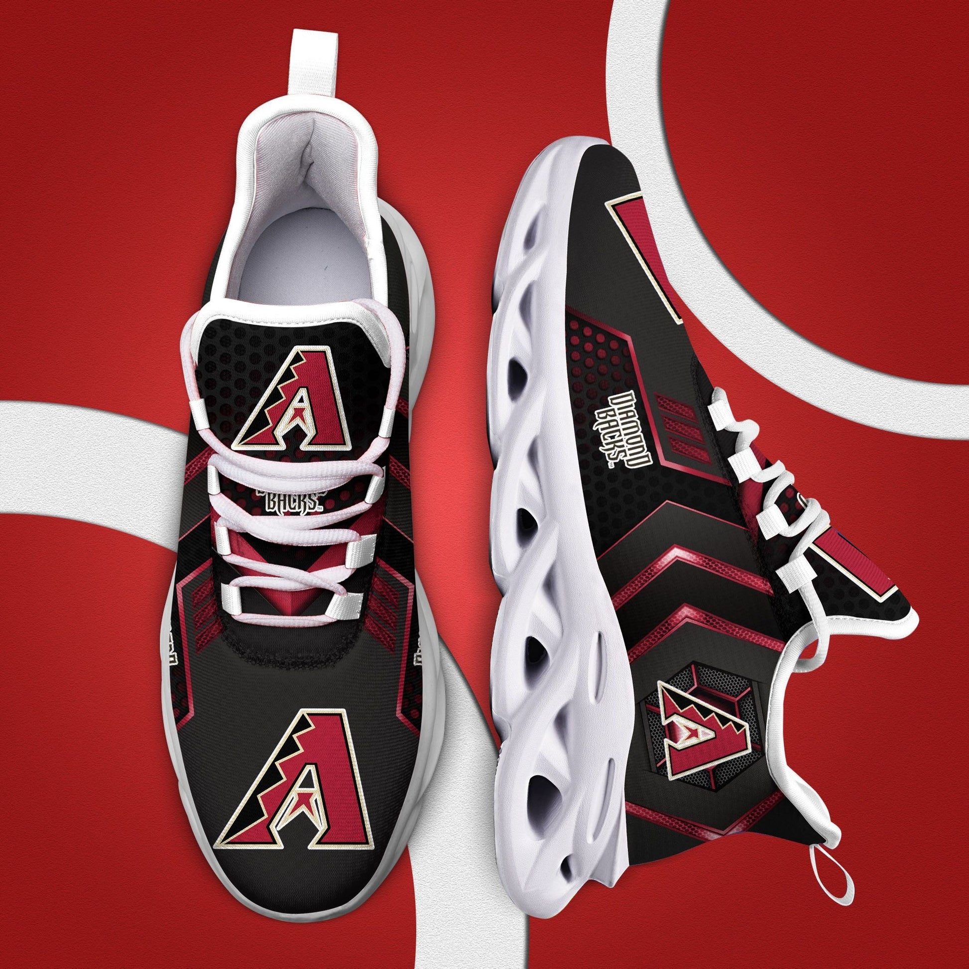 Ideafootwear Arizona Diamondbacks Max Soul Shoes Sneakers For Men And Women 1