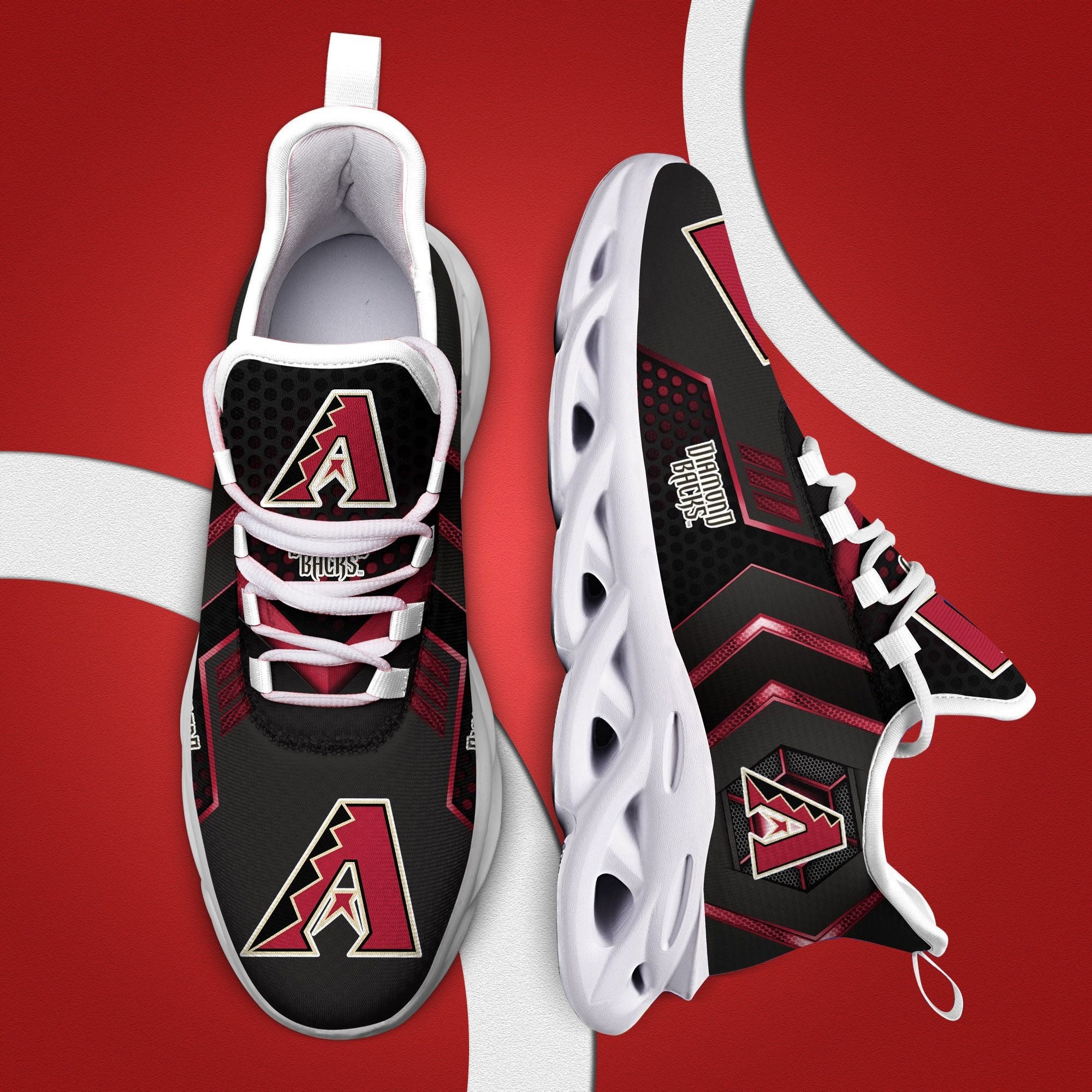 Ideafootwear Arizona Diamondbacks Max Soul Shoes Sneakers For Men And Women 1