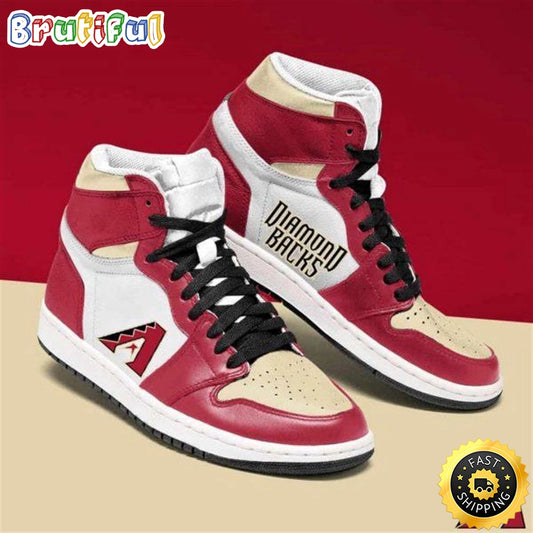 Ideafootwear Arizona Diamondbacks MLB AJ1 High Sneakers Shoes For Men And Women 1