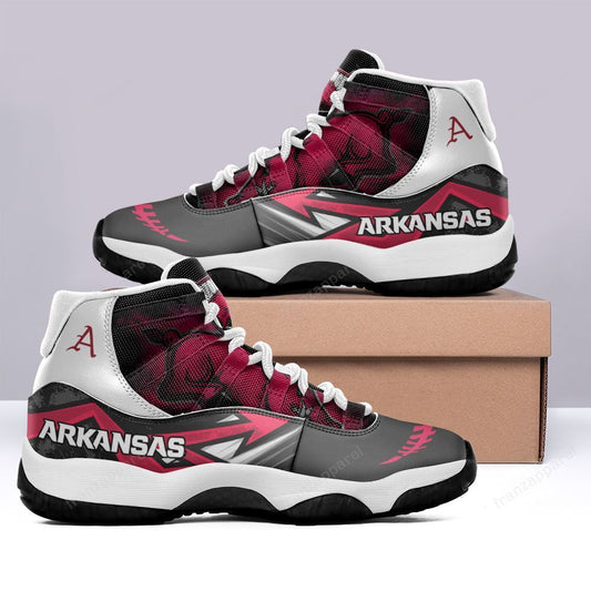 Ideafootwear Arkansas Razorbacks AJ13 Sneakers Shoes For Men And Women 4