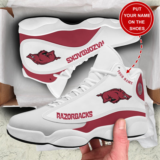 Ideafootwear Arkansas Razorbacks AJ13 Sneakers Shoes For Men And Women 1