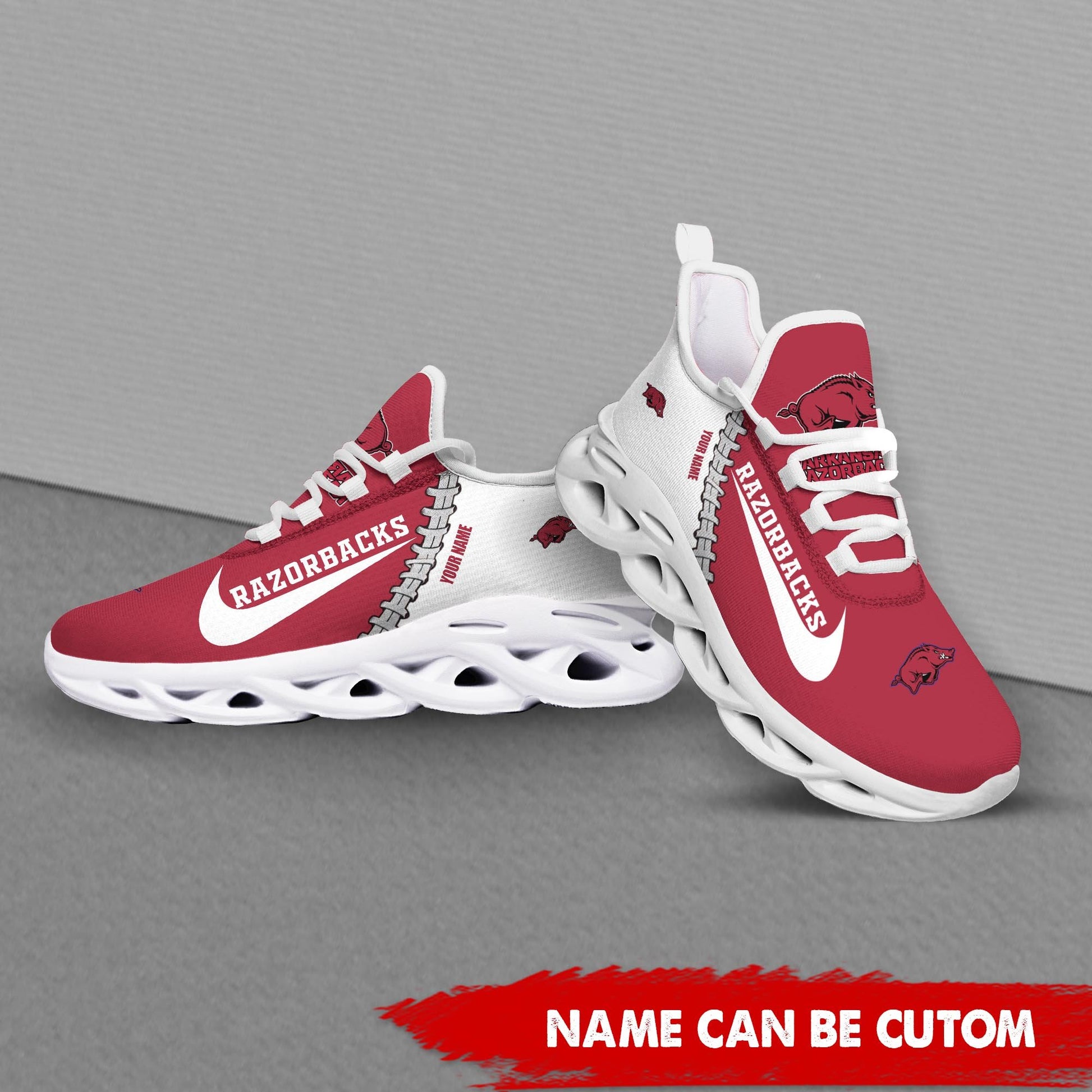 Ideafootwear Arkansas Razorbacks Max Soul Shoes Sneakers For Men And Women 2