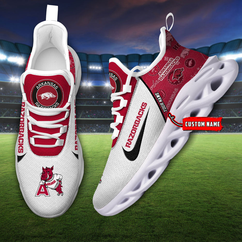 Ideafootwear Arkansas Razorbacks Max Soul Shoes Sneakers For Men And Women 1