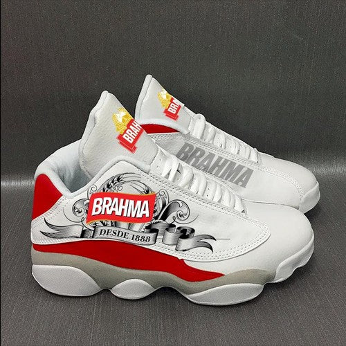 Ideafootwear Asahi Super Dry Beer AJ13 Sneakers Shoes For Men And Women 1