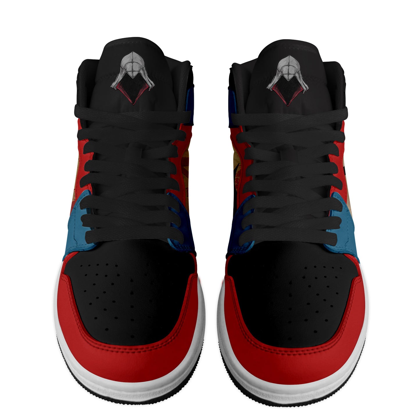 Ideafootwear Assassin's Creed AJ1 High Sneakers Shoes For Men And Women 4
