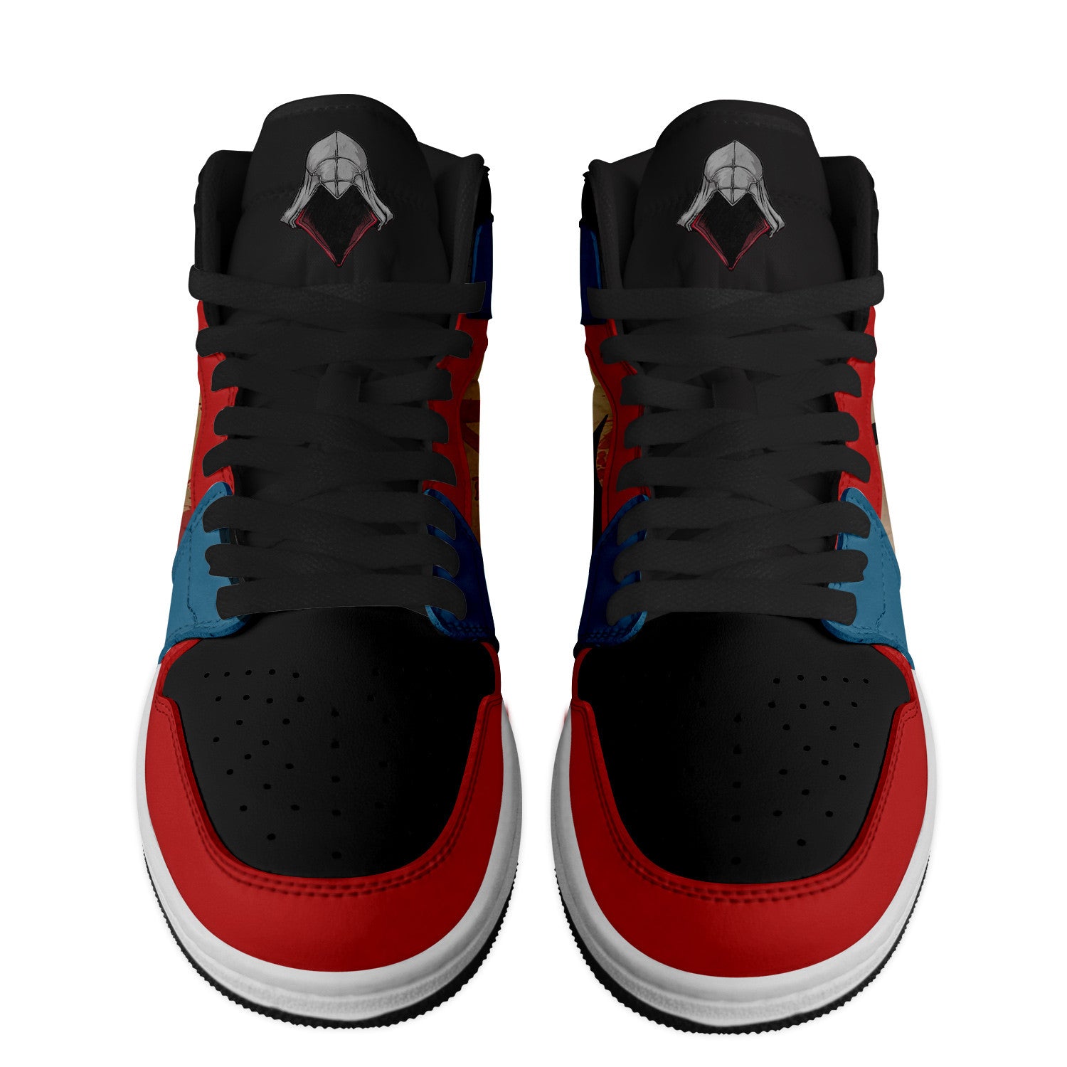 Ideafootwear Assassin's Creed AJ1 High Sneakers Shoes For Men And Women 4
