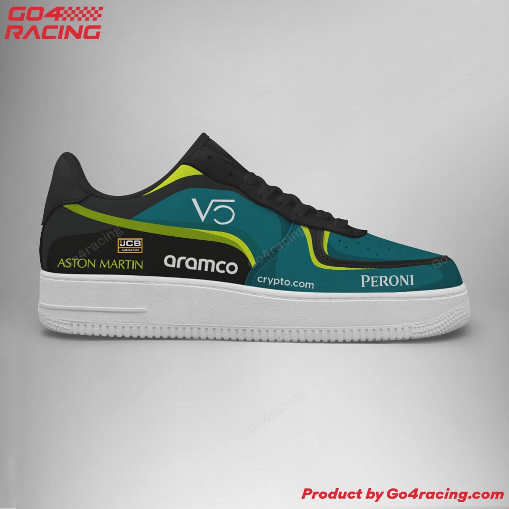Ideafootwear Aston Martin Formula Air Low-Top Sneakers Shoes For Men And Women 1