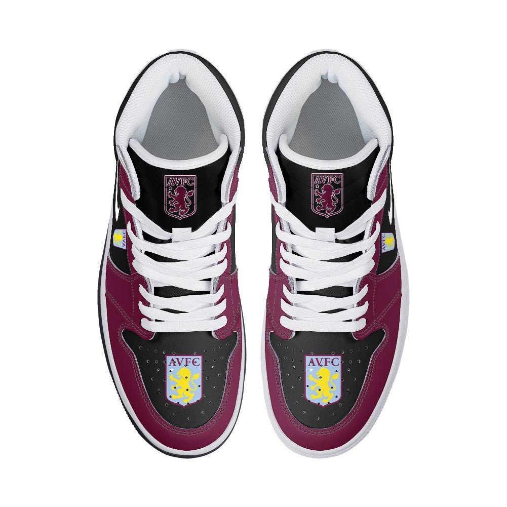 Ideafootwear Aston Villa AJ1 High Sneakers Shoes For Men And Women 1