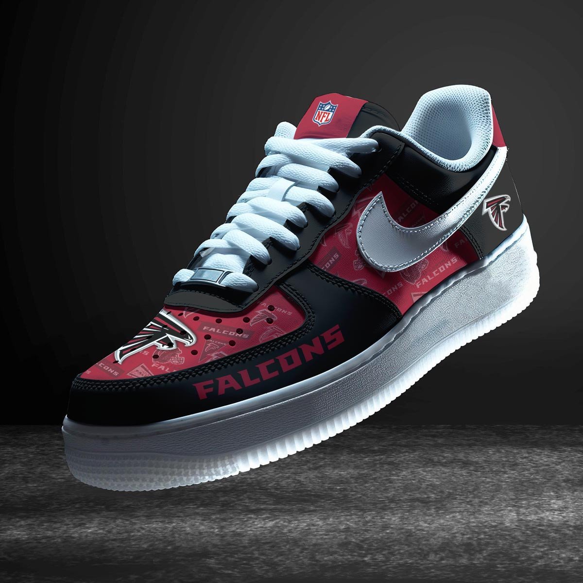 Ideafootwear Atlanta Falcons Air Low-Top Sneakers Shoes For Men And Women 8