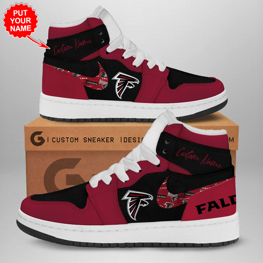 Ideafootwear Atlanta Falcons AJ1 High Sneakers Shoes For Men And Women 3