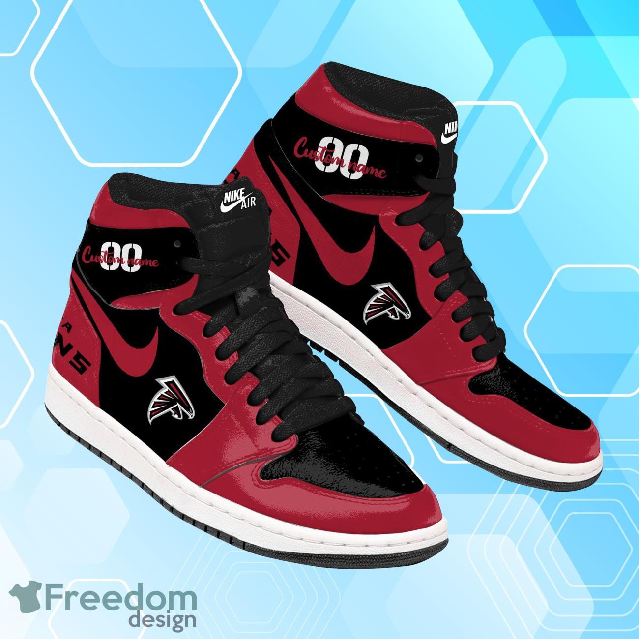 Ideafootwear Atlanta Falcons AJ1 High Sneakers Shoes For Men And Women 1