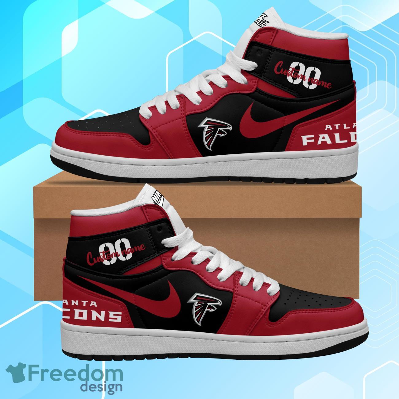 Ideafootwear Atlanta Falcons AJ1 High Sneakers Shoes For Men And Women 2
