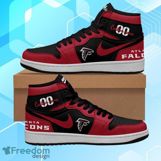 Ideafootwear Atlanta Falcons AJ1 High Sneakers Shoes For Men And Women 1