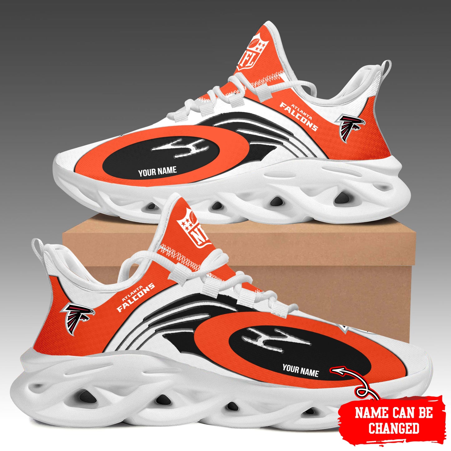 Ideafootwear Atlanta Falcons Max Soul Shoes Sneakers For Men And Women 38