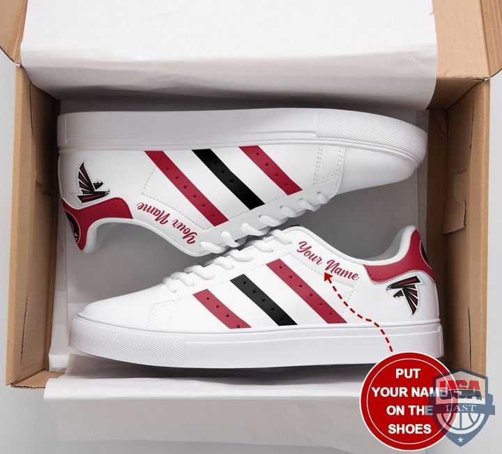 Ideafootwear Atlanta Falcons Skate Stan Shoes Sneakes For Men And Women 1
