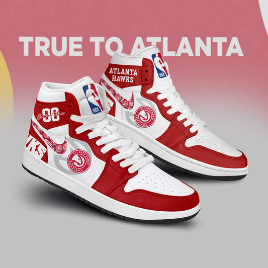 Ideafootwear Atlanta Hawks AJ1 High Sneakers Shoes For Men And Women 1