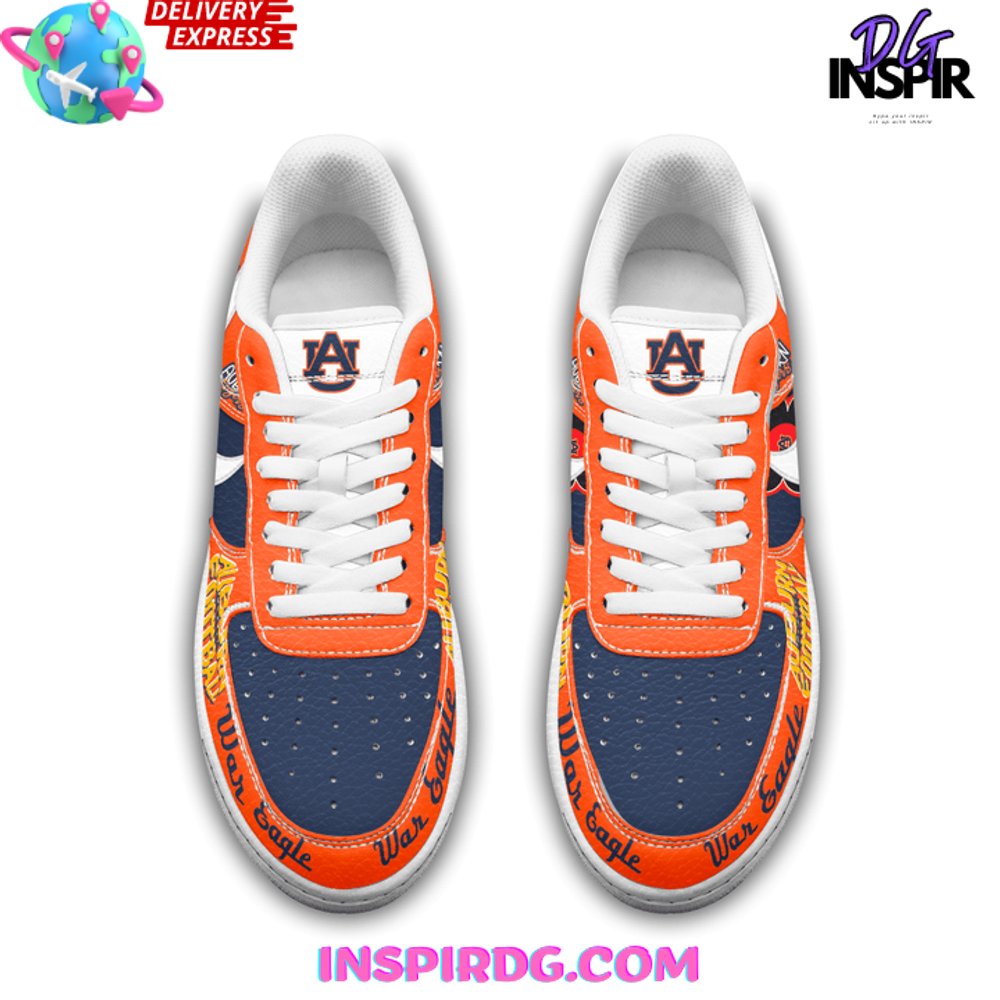 Ideafootwear Auburn Tigers Air Low-Top Sneakers Shoes For Men And Women 6