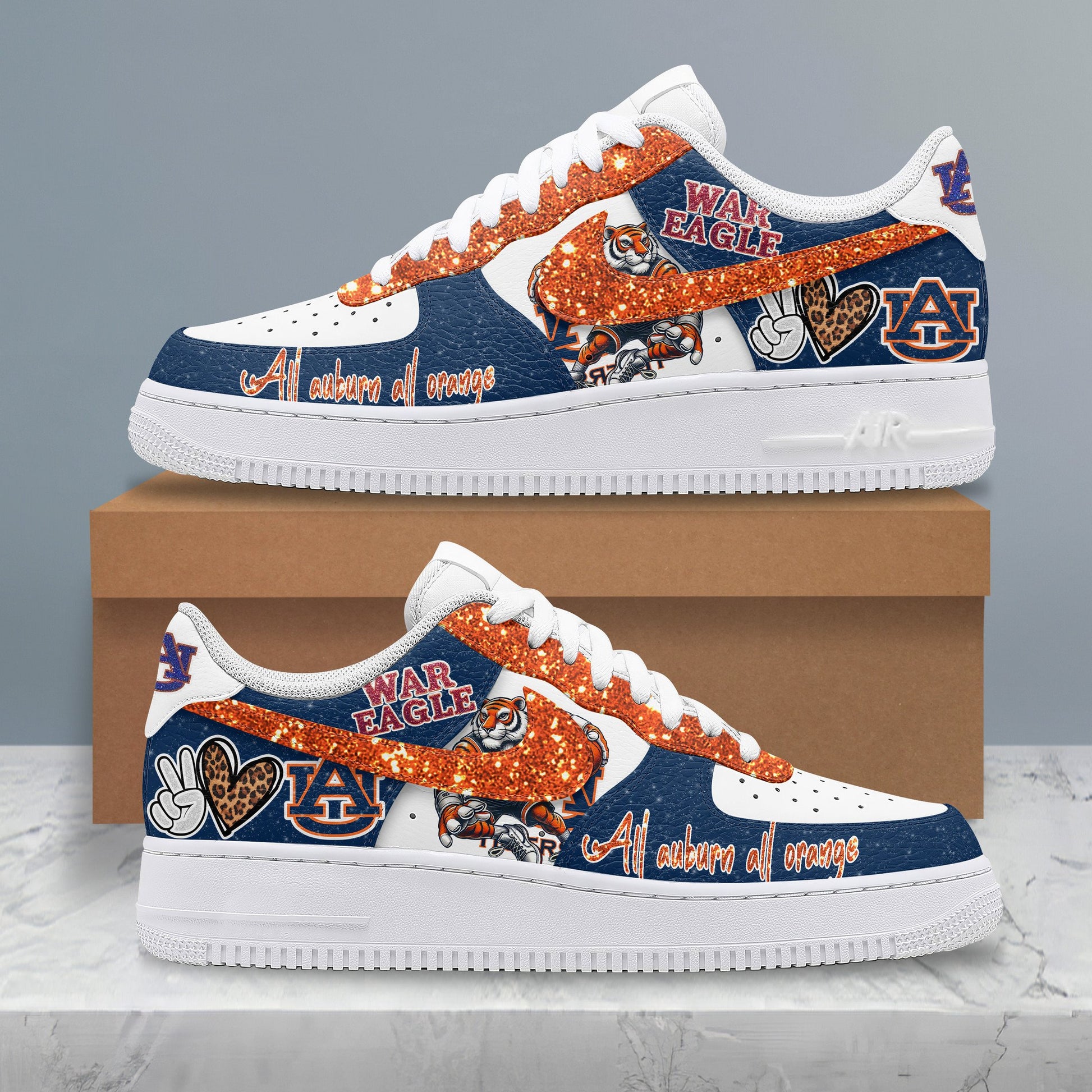 Ideafootwear Auburn Tigers Air Low-Top Sneakers Shoes For Men And Women 5