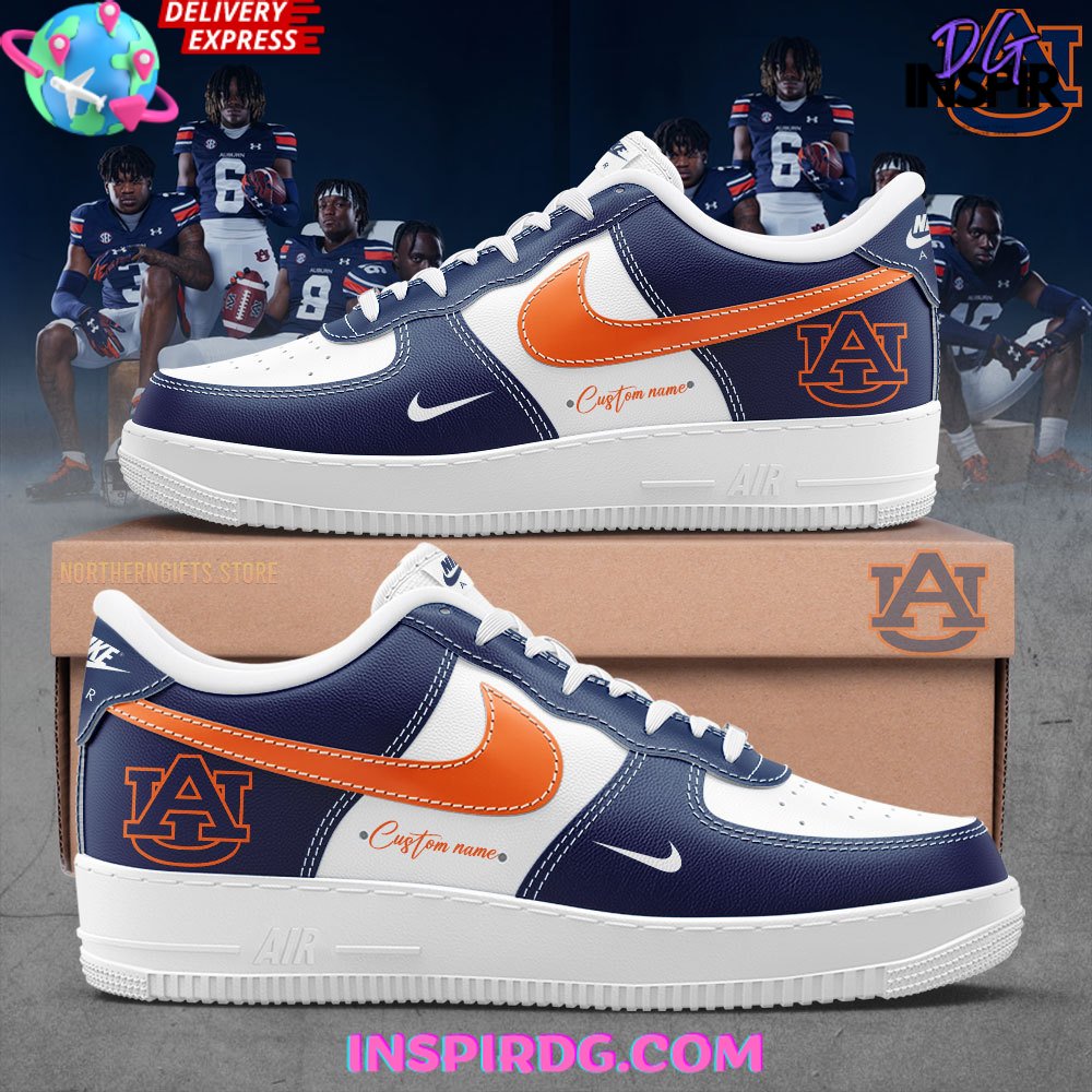 Ideafootwear Auburn Tigers Air Low-Top Sneakers Shoes For Men And Women 3