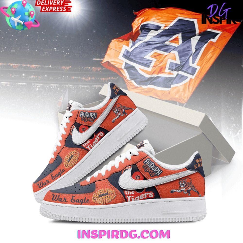 Ideafootwear Auburn Tigers Air Low-Top Sneakers Shoes For Men And Women 6