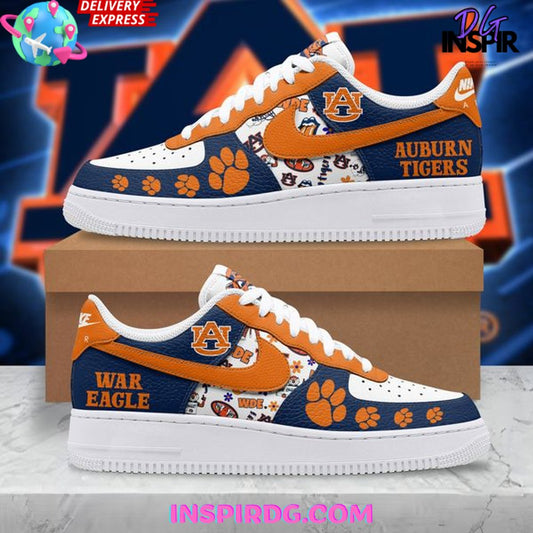 Ideafootwear Auburn Tigers Air Low-Top Sneakers Shoes For Men And Women 7