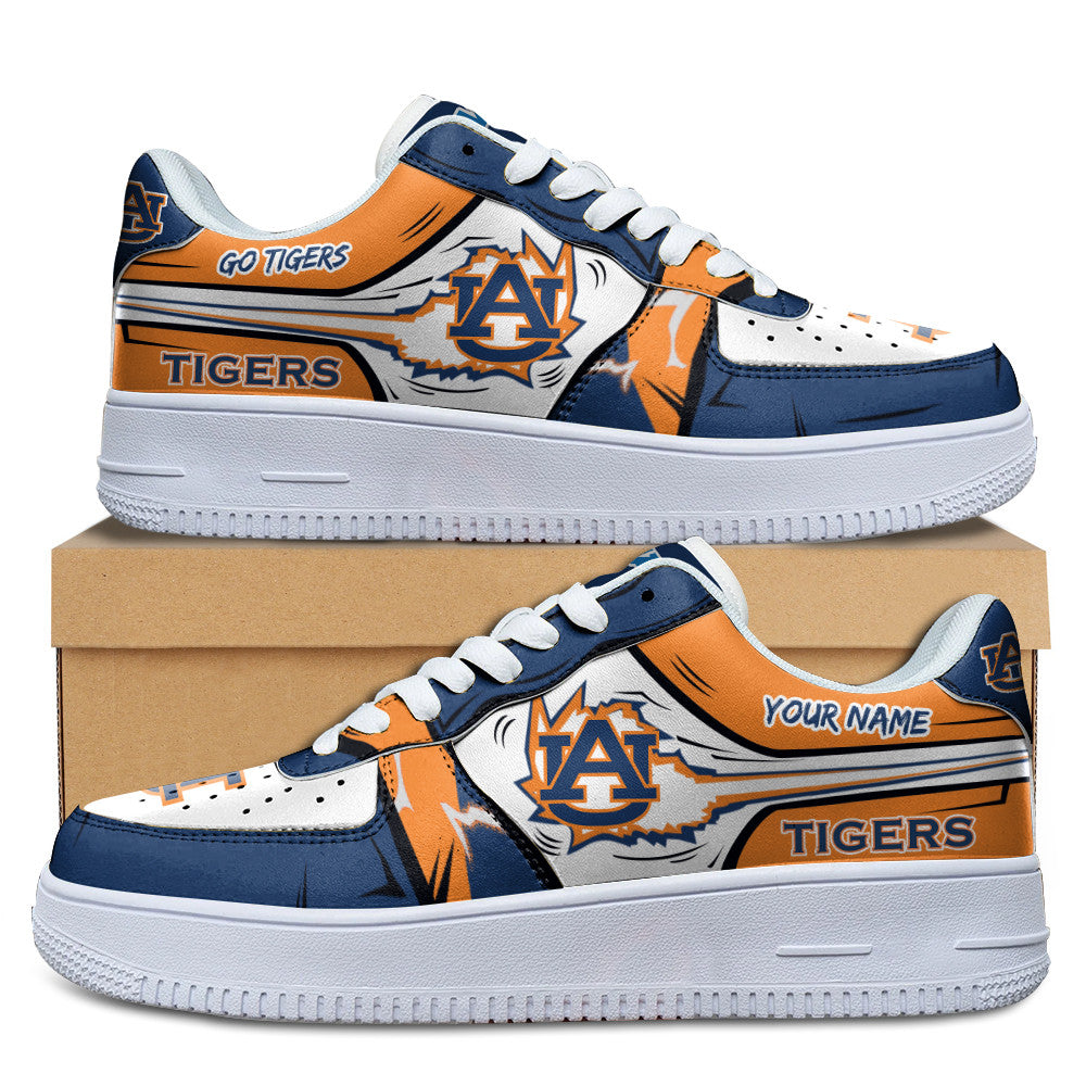 Ideafootwear Auburn Tigers Air Low-Top Sneakers Shoes For Men And Women 2