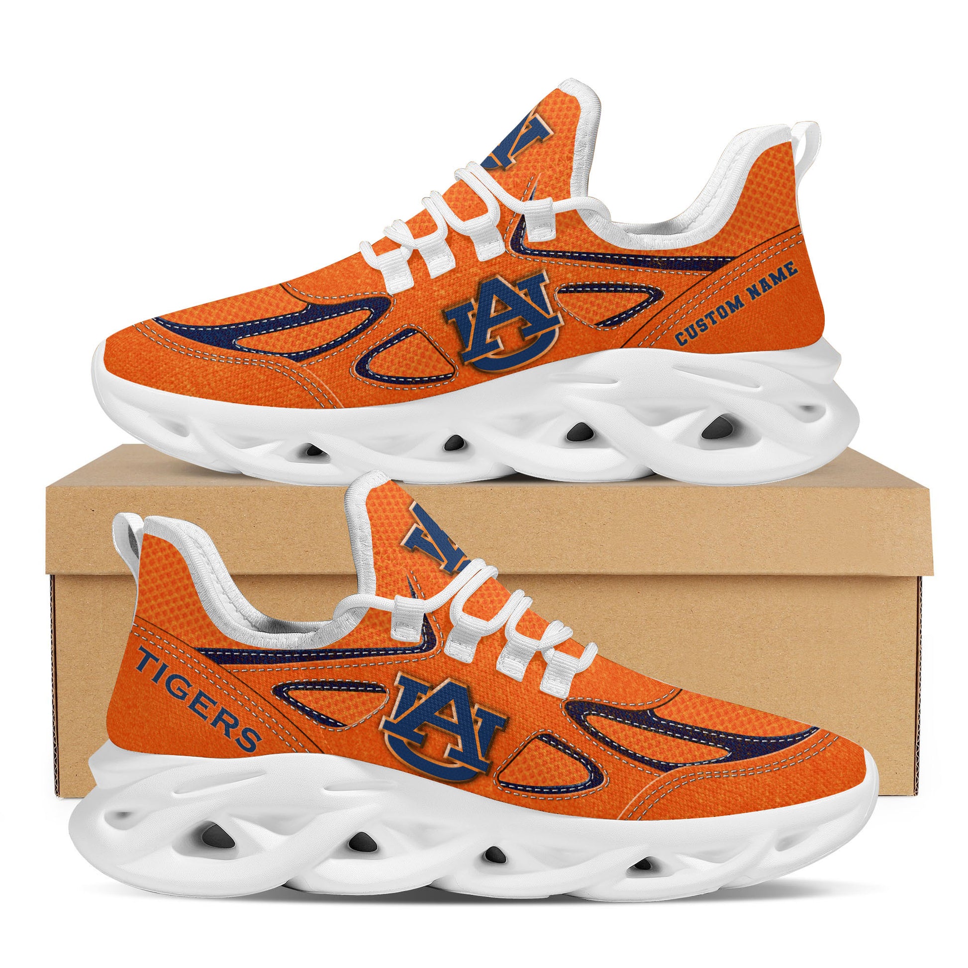 Ideafootwear Auburn Tigers Max Soul Shoes Sneakers For Men And Women 4