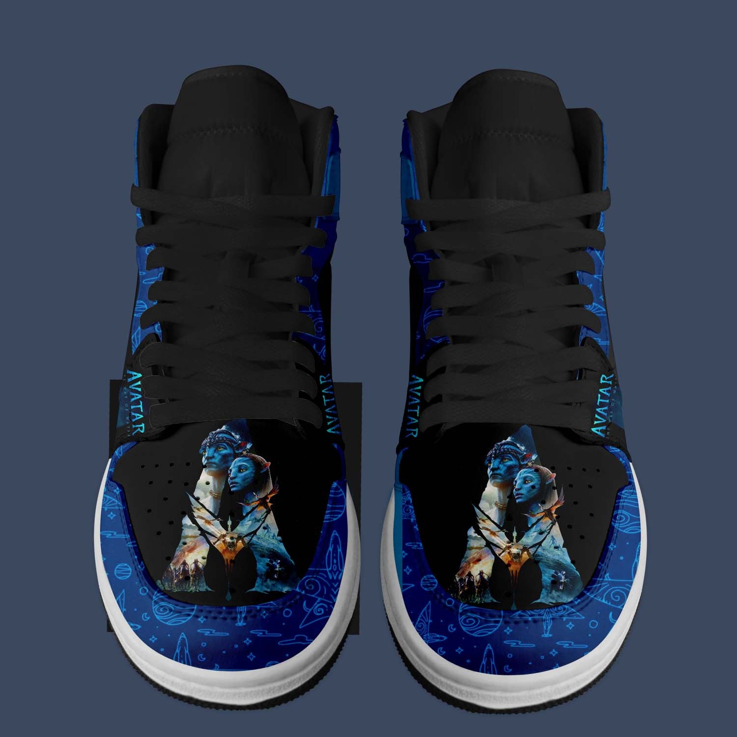Ideafootwear Avatar Frontiers of Pandora AJ1 High Sneakers Shoes For Men And Women 1