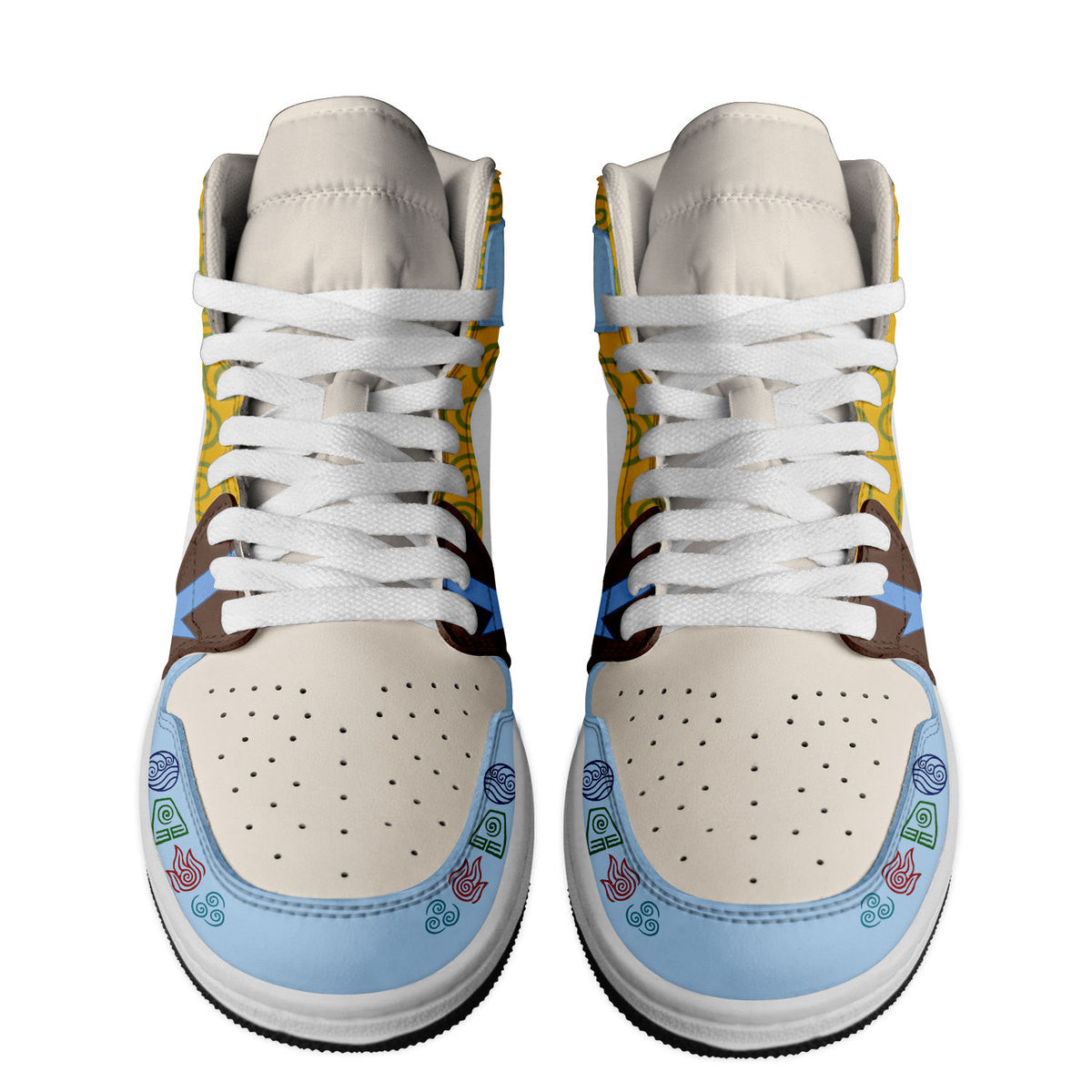 Ideafootwear Avatar The Last Airbender AJ1 High Sneakers Shoes For Men And Women 4