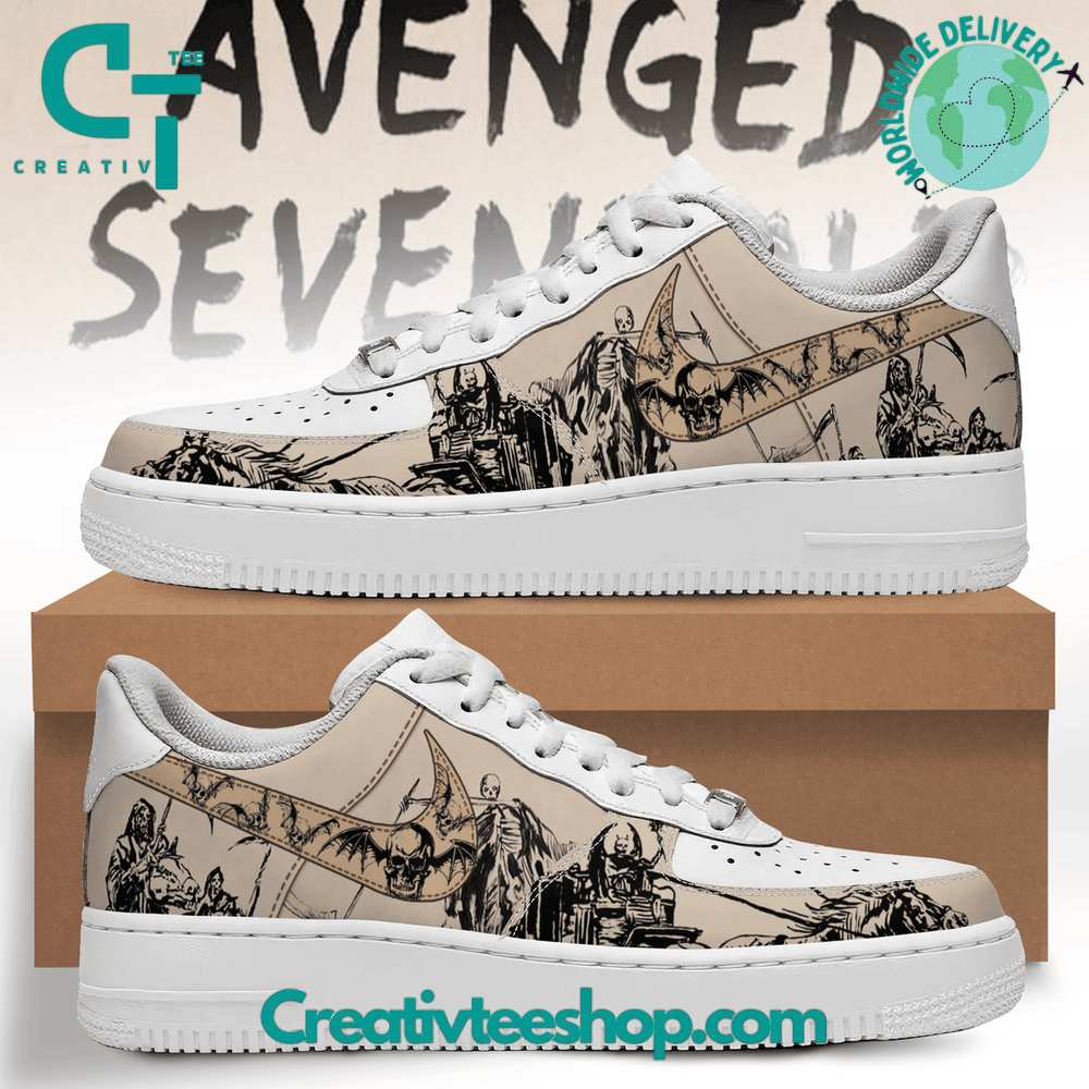 Ideafootwear Avenged Sevenfold Air Low-Top Sneakers Shoes For Men And Women 3