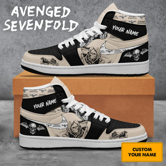 Ideafootwear Avenged Sevenfold AJ1 High Sneakers Shoes For Men And Women 1