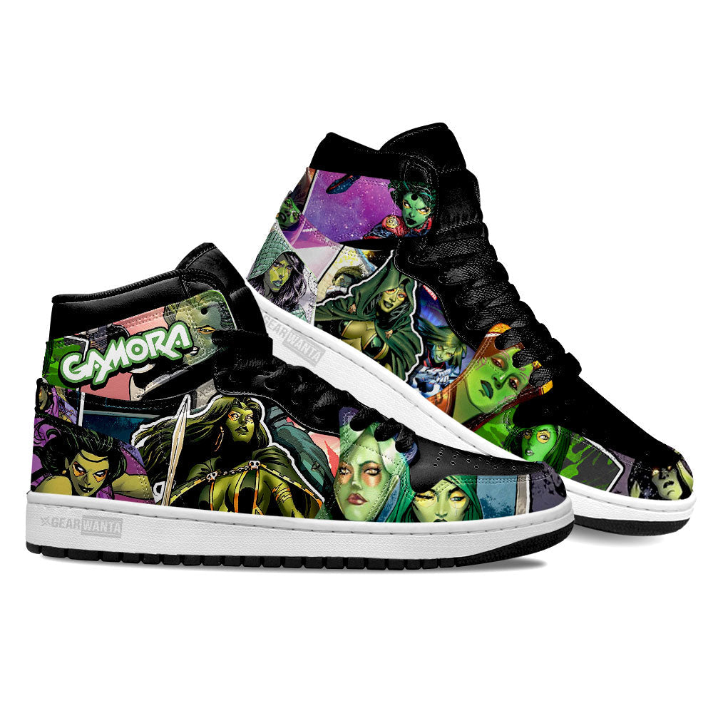 Ideafootwear Avenger Gamora AJ1 High Sneakers Shoes For Men And Women 1