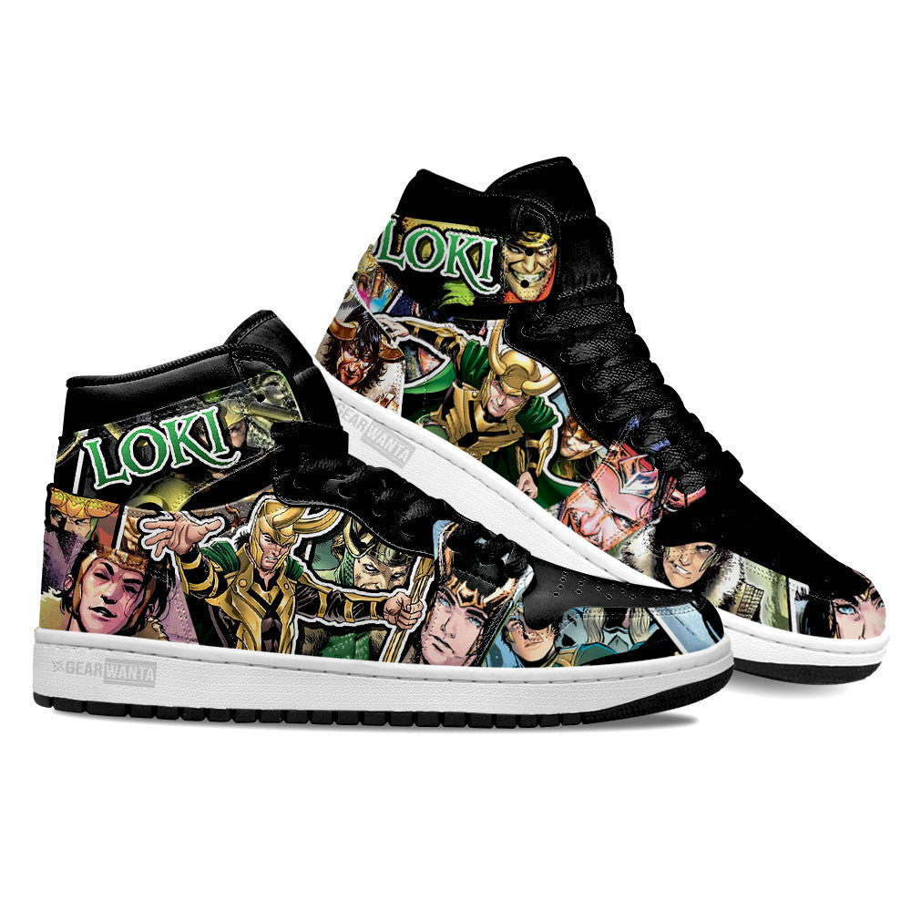 Ideafootwear Avenger Loki AJ1 High Sneakers Shoes For Men And Women 1