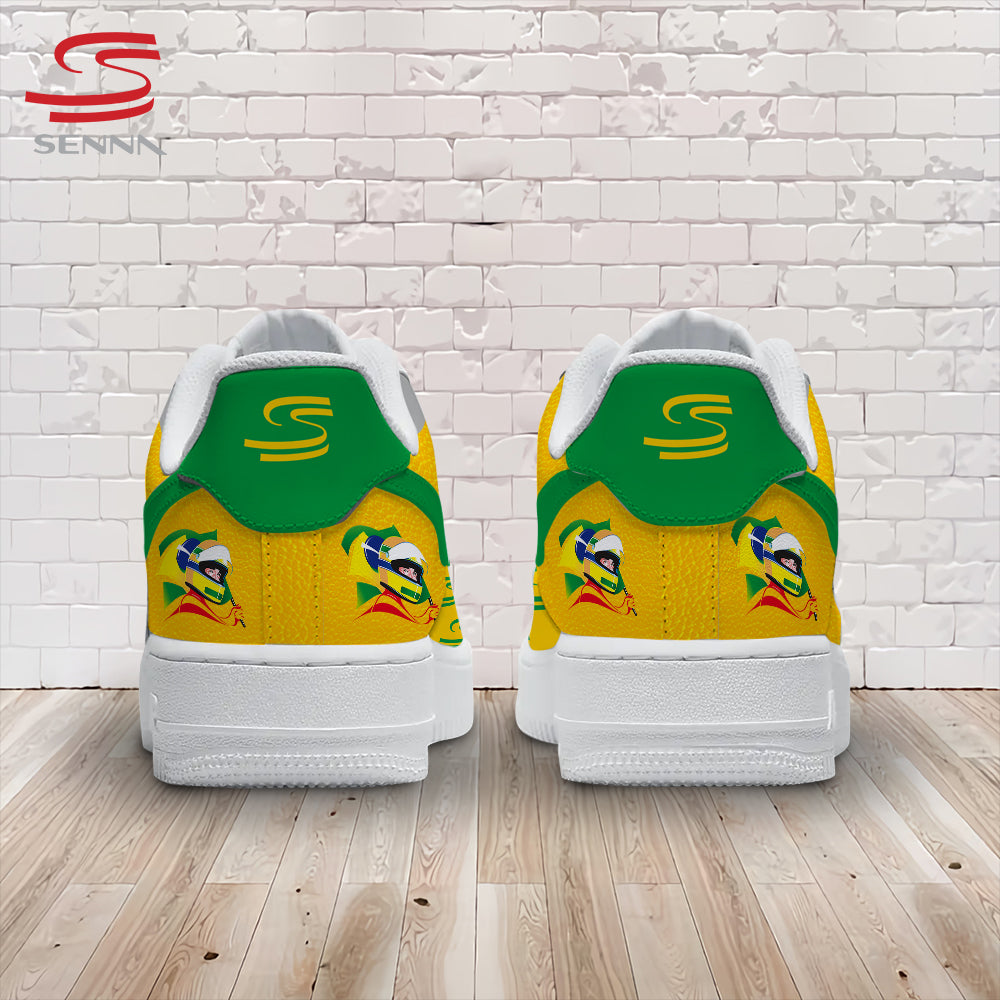Ideafootwear Ayrton Senna Air Low-Top Sneakers Shoes For Men And Women 2