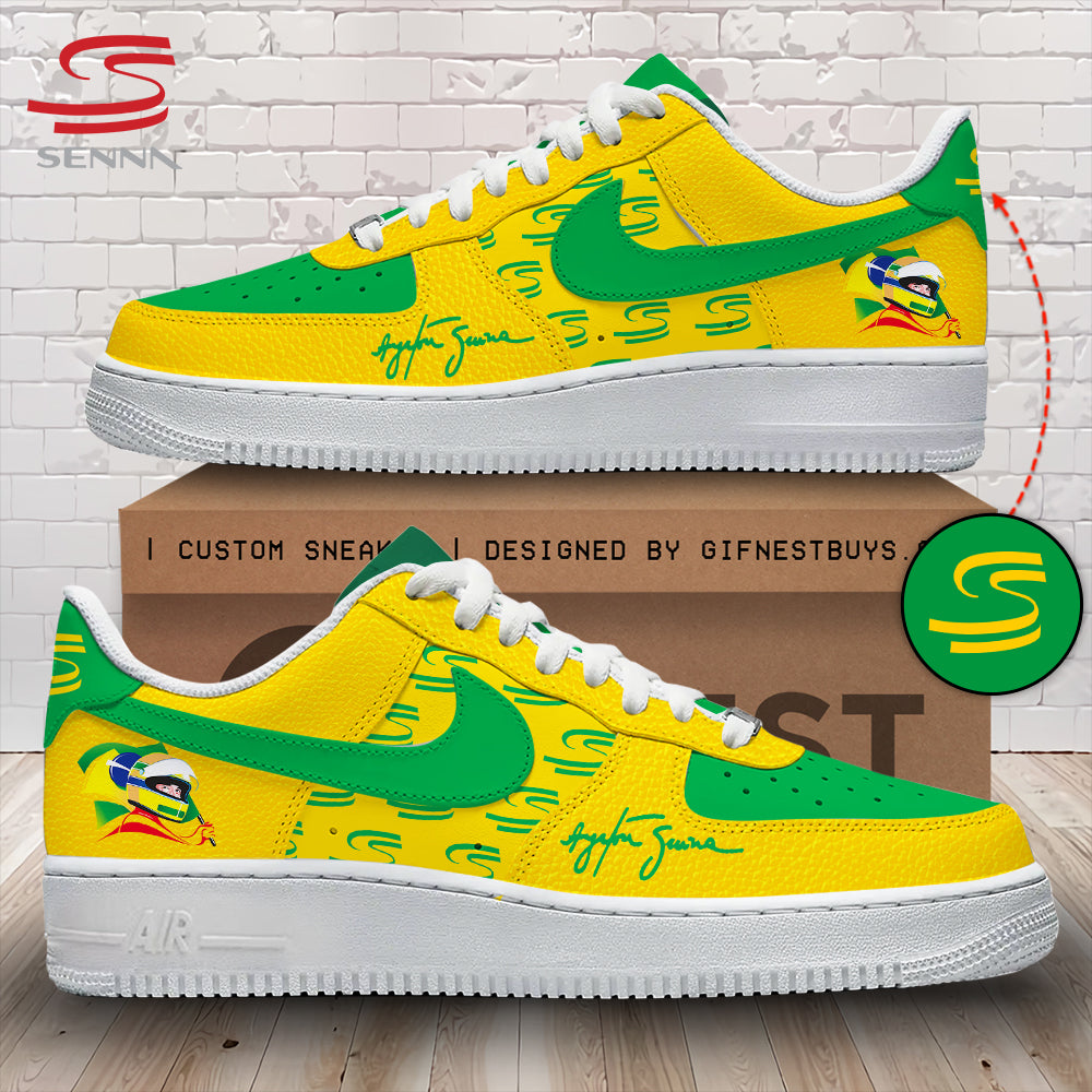 Ideafootwear Ayrton Senna Air Low-Top Sneakers Shoes For Men And Women 2