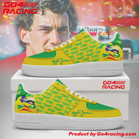 Ideafootwear Ayrton Senna Air Low-Top Sneakers Shoes For Men And Women 1