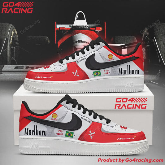 Ideafootwear Ayrton Senna Formula Air Low-Top Sneakers Shoes For Men And Women 1
