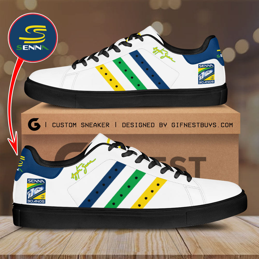 Ideafootwear Ayrton Senna Skate Stan Shoes Sneakes For Men And Women 1