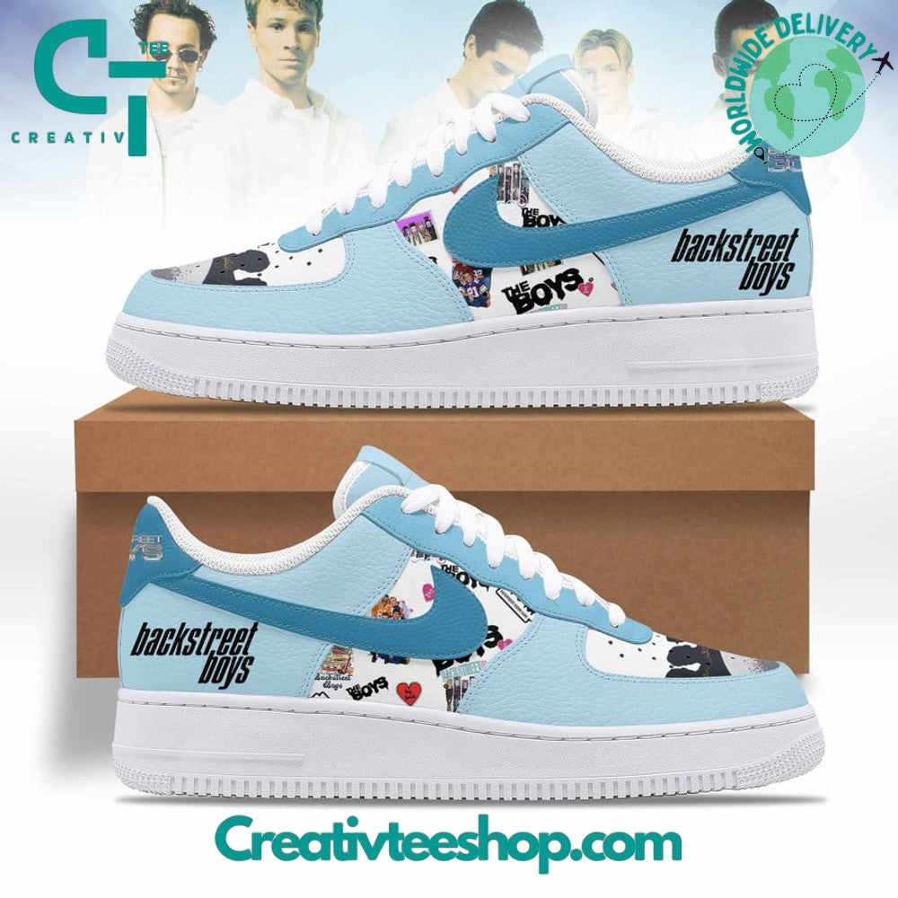 Ideafootwear Backstreet Boys Blue  Air Low-Top Sneakers Shoes For Men And Women 1