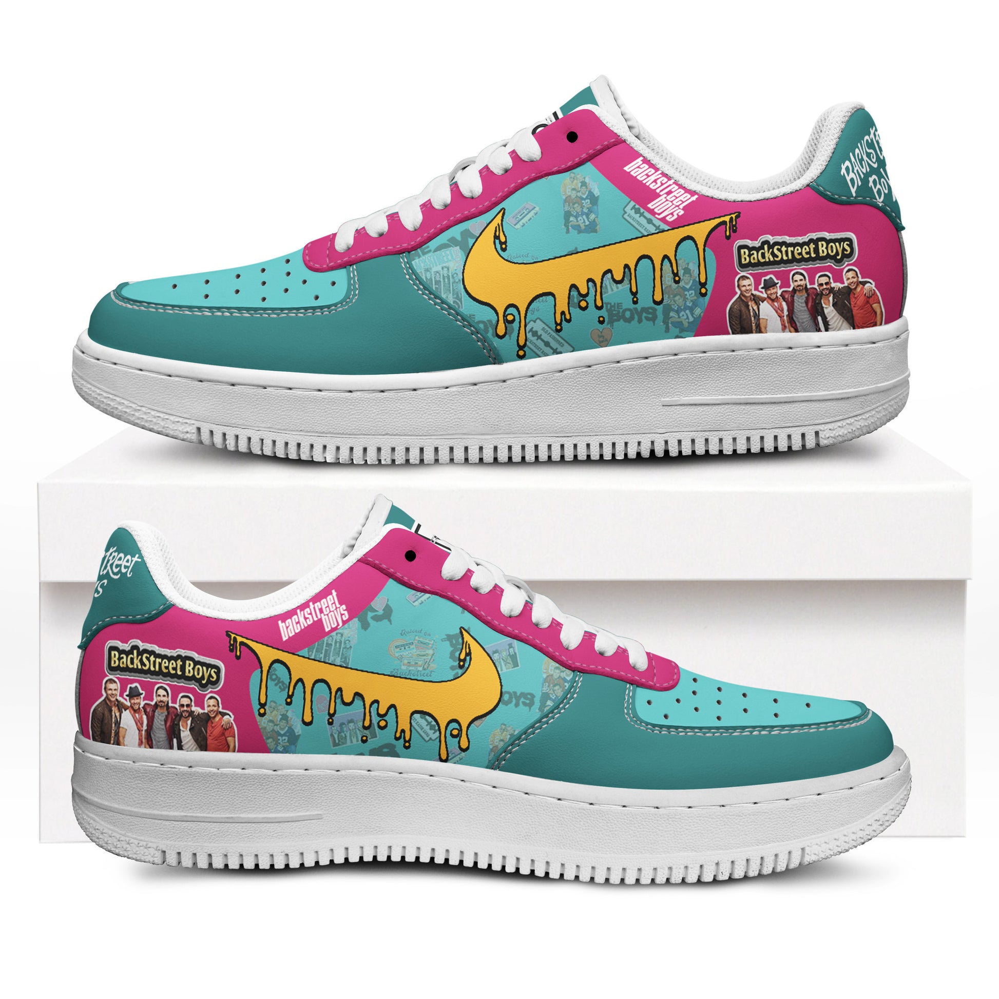 Ideafootwear Backstreet Boys AJ1 High Sneakers Shoes For Men And Women 3