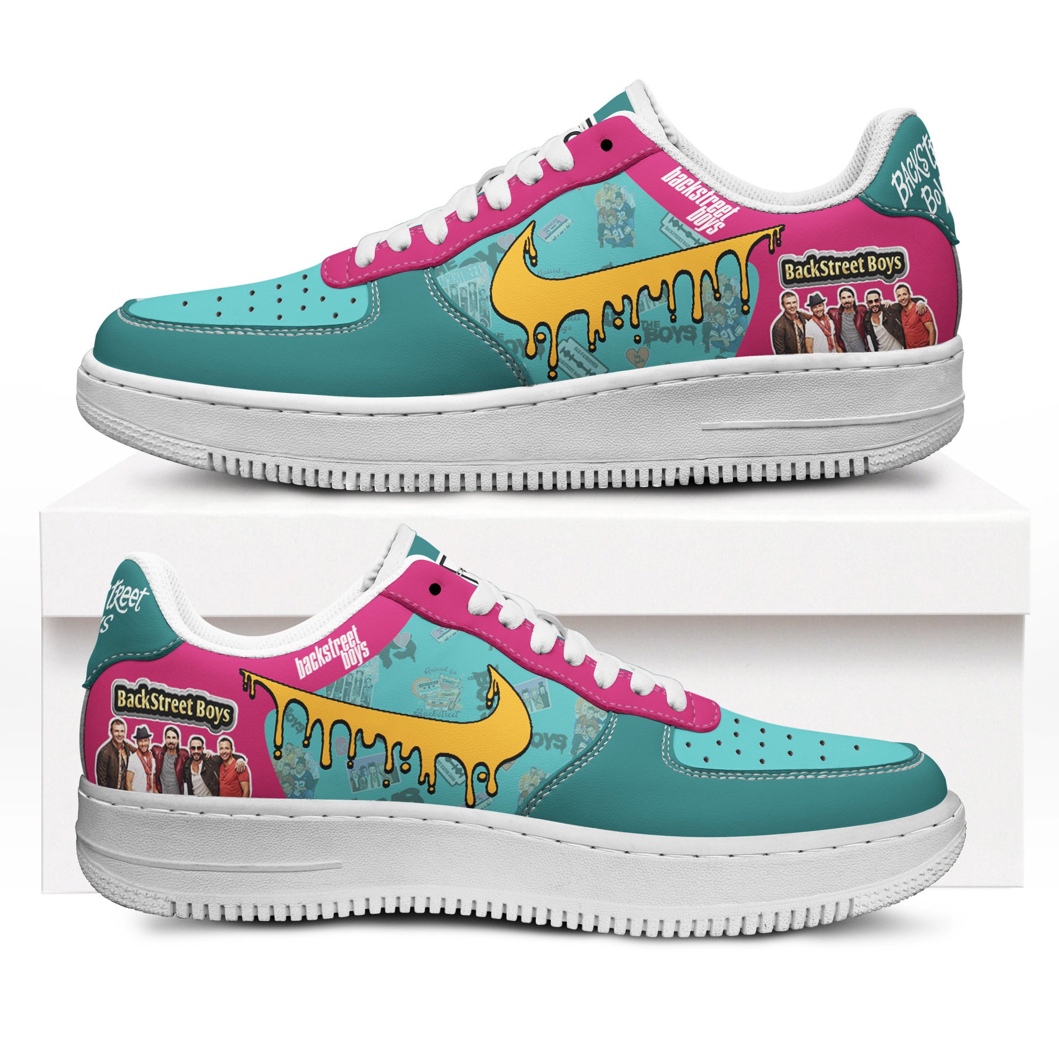 Ideafootwear Backstreet Boys AJ1 High Sneakers Shoes For Men And Women 3