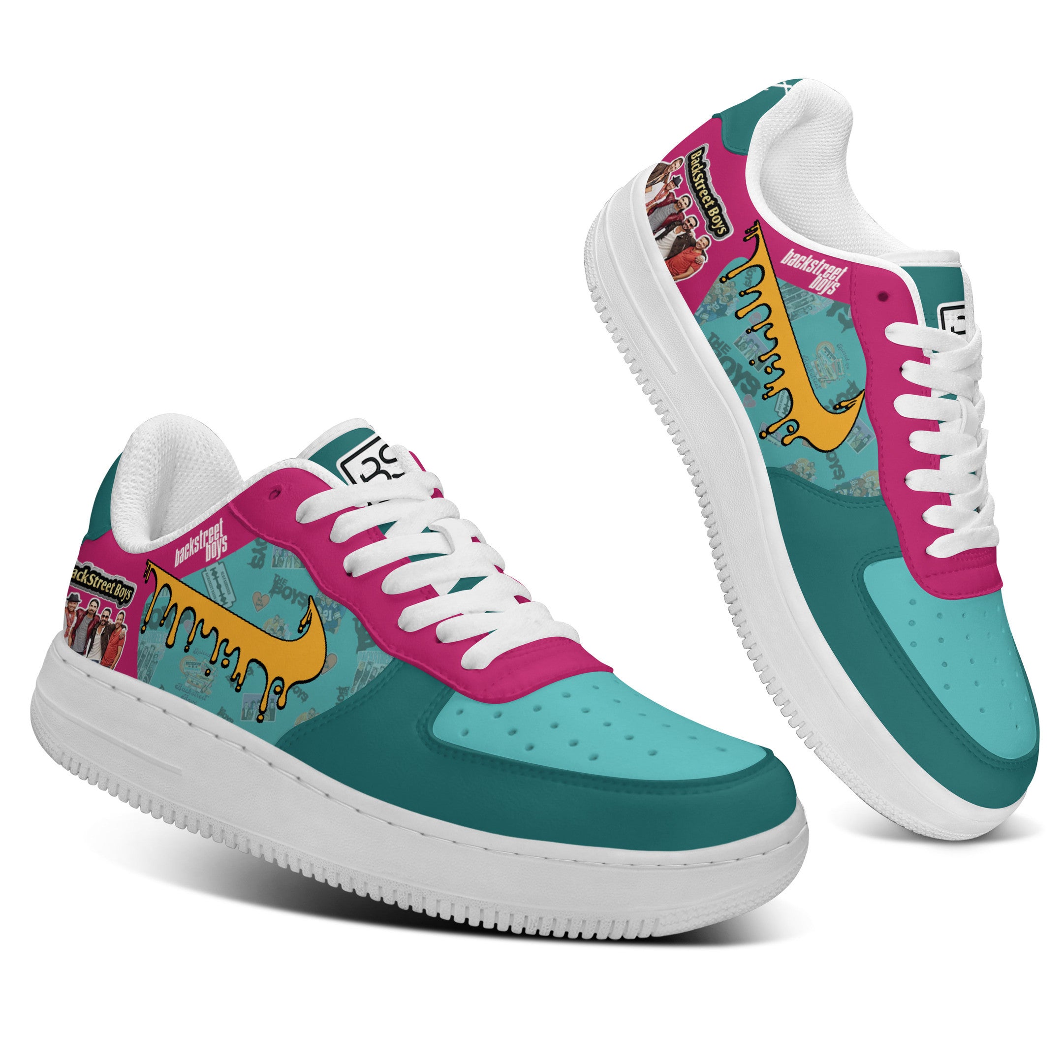Ideafootwear Backstreet Boys AJ1 High Sneakers Shoes For Men And Women 3