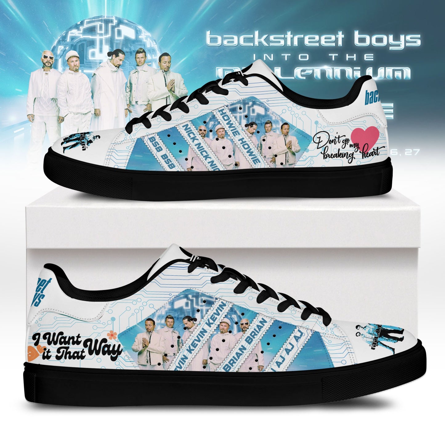 Ideafootwear Backstreet Boys Skate Stan Shoes Sneakes For Men And Women 1