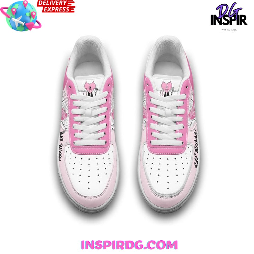 Ideafootwear Bad Bunny Air Low-Top Sneakers Shoes For Men And Women 5