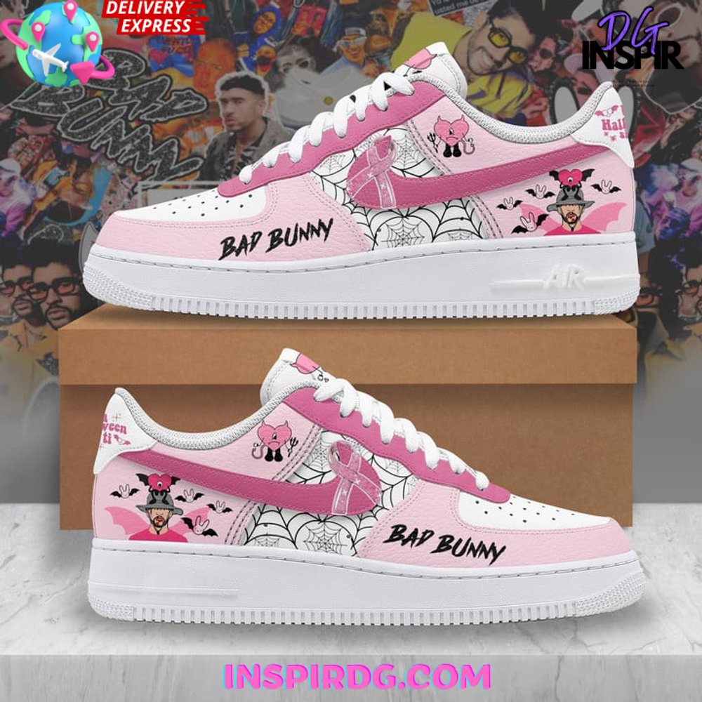 Ideafootwear Bad Bunny Air Low-Top Sneakers Shoes For Men And Women 5