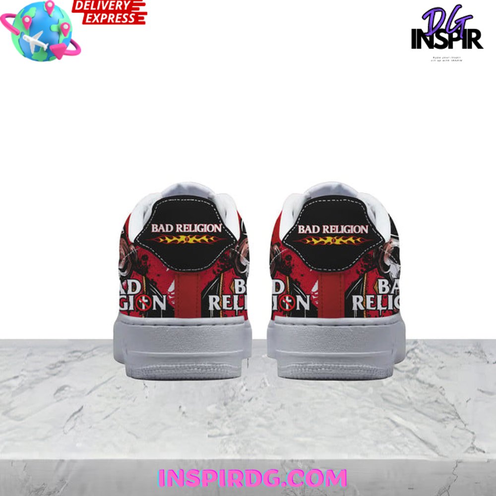 Ideafootwear Bad Religion Air Low-Top Sneakers Shoes For Men And Women 1