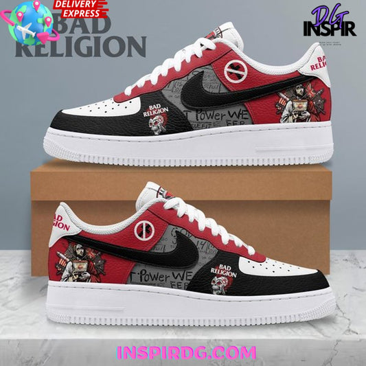 Ideafootwear Bad Religion The Power We Seek Air Low-Top Sneakers Shoes For Men And Women 1